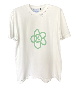 T SHIRT WHITE K-FLOWER